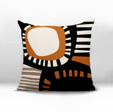 Alika Abstract Reversible Indoor/Outdoor Square Pillow