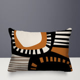 Alika Abstract Reversible Indoor/Outdoor Rectangular Pillow