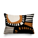 Alika Abstract Reversible Indoor/Outdoor Rectangular Pillow
