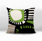 Alika Abstract Reversible Indoor/Outdoor Square Pillow
