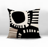Alika Abstract Reversible Indoor/Outdoor Square Pillow
