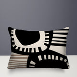 Alika Abstract Reversible Indoor/Outdoor Rectangular Pillow