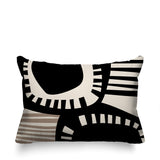 Alika Abstract Reversible Indoor/Outdoor Rectangular Pillow