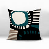 Alika Abstract Reversible Indoor/Outdoor Square Pillow