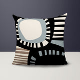 Alika Abstract Reversible Indoor/Outdoor Square Pillow