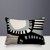 Alika Abstract Reversible Indoor/Outdoor Rectangular Pillow