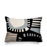 Alika Abstract Reversible Indoor/Outdoor Rectangular Pillow