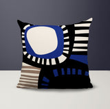 Alika Abstract Reversible Indoor/Outdoor Square Pillow