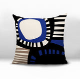 Alika Abstract Reversible Indoor/Outdoor Square Pillow