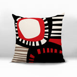 Alika Abstract Reversible Indoor/Outdoor Square Pillow