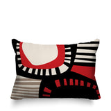 Alika Abstract Reversible Indoor/Outdoor Rectangular Pillow