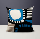 Alika Abstract Reversible Indoor/Outdoor Square Pillow