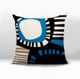 Alika Abstract Reversible Indoor/Outdoor Square Pillow