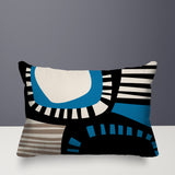 Alika Abstract Reversible Indoor/Outdoor Rectangular Pillow