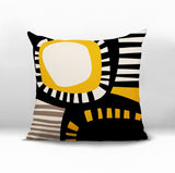 Alika Abstract Reversible Indoor/Outdoor Square Pillow
