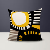 Alika Abstract Reversible Indoor/Outdoor Square Pillow