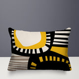 Alika Abstract Reversible Indoor/Outdoor Rectangular Pillow
