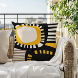 Alika Abstract Reversible Indoor/Outdoor Rectangular Pillow
