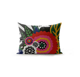 Alix Microsuede Lumbar Throw Pillow in Multicolor - Size 20x14