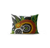 Alix Microsuede Lumbar Throw Pillow in Multicolor - Size 20x14