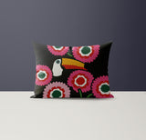 Alka Microsuede Lumbar Throw Pillow