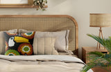 Alka Microsuede Lumbar Throw Pillow