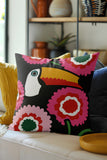 Alka Microsuede Lumbar Throw Pillow