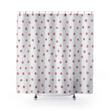 Allard Shower Curtain in Red