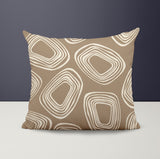 Allie Abstract Reversible Indoor/Outdoor Square Pillow