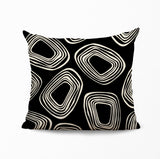 Allie Abstract Reversible Indoor/Outdoor Square Pillow