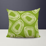Allie Abstract Reversible Indoor/Outdoor Square Pillow