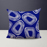 Allie Abstract Reversible Indoor/Outdoor Square Pillow