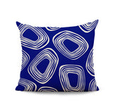 Allie Abstract Reversible Indoor/Outdoor Square Pillow