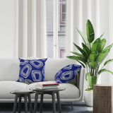 Allie Abstract Reversible Indoor/Outdoor Square Pillow