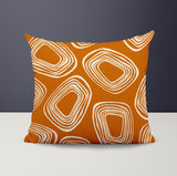 Allie Abstract Reversible Indoor/Outdoor Square Pillow