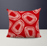 Allie Abstract Reversible Indoor/Outdoor Square Pillow