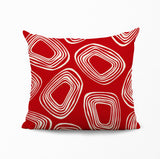 Allie Abstract Reversible Indoor/Outdoor Square Pillow