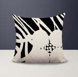 Aloe Abstract Reversible Indoor/Outdoor Square Pillow