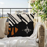 Aloe Abstract Reversible Indoor/Outdoor Square Pillow