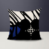 Aloe Abstract Reversible Indoor/Outdoor Square Pillow