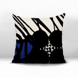 Aloe Abstract Reversible Indoor/Outdoor Square Pillow