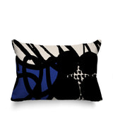Aloe Abstract Reversible Indoor/Outdoor Rectangle Pillow