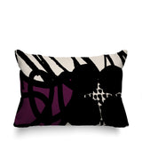 Aloe Abstract Reversible Indoor/Outdoor Rectangle Pillow