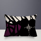 Aloe Abstract Reversible Indoor/Outdoor Rectangle Pillow