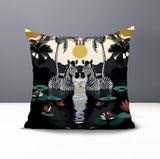 Alva Zebra Reversible Indoor/Outdoor Square Pillow