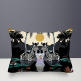 Alva Zebra Reversible Indoor/Outdoor Rectangular Pillow
