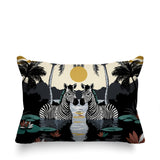 Alva Zebra Reversible Indoor/Outdoor Rectangular Pillow