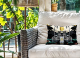 Alva Zebra Reversible Indoor/Outdoor Square Pillow