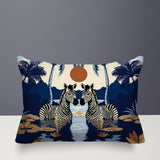 Alva Zebra Reversible Indoor/Outdoor Rectangular Pillow