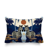 Alva Zebra Reversible Indoor/Outdoor Rectangular Pillow